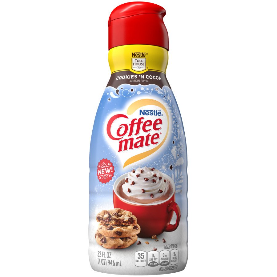 Nestle Coffee Mate Cookies 'N Cocoa Liquid Coffee Creamer Shop Coffee