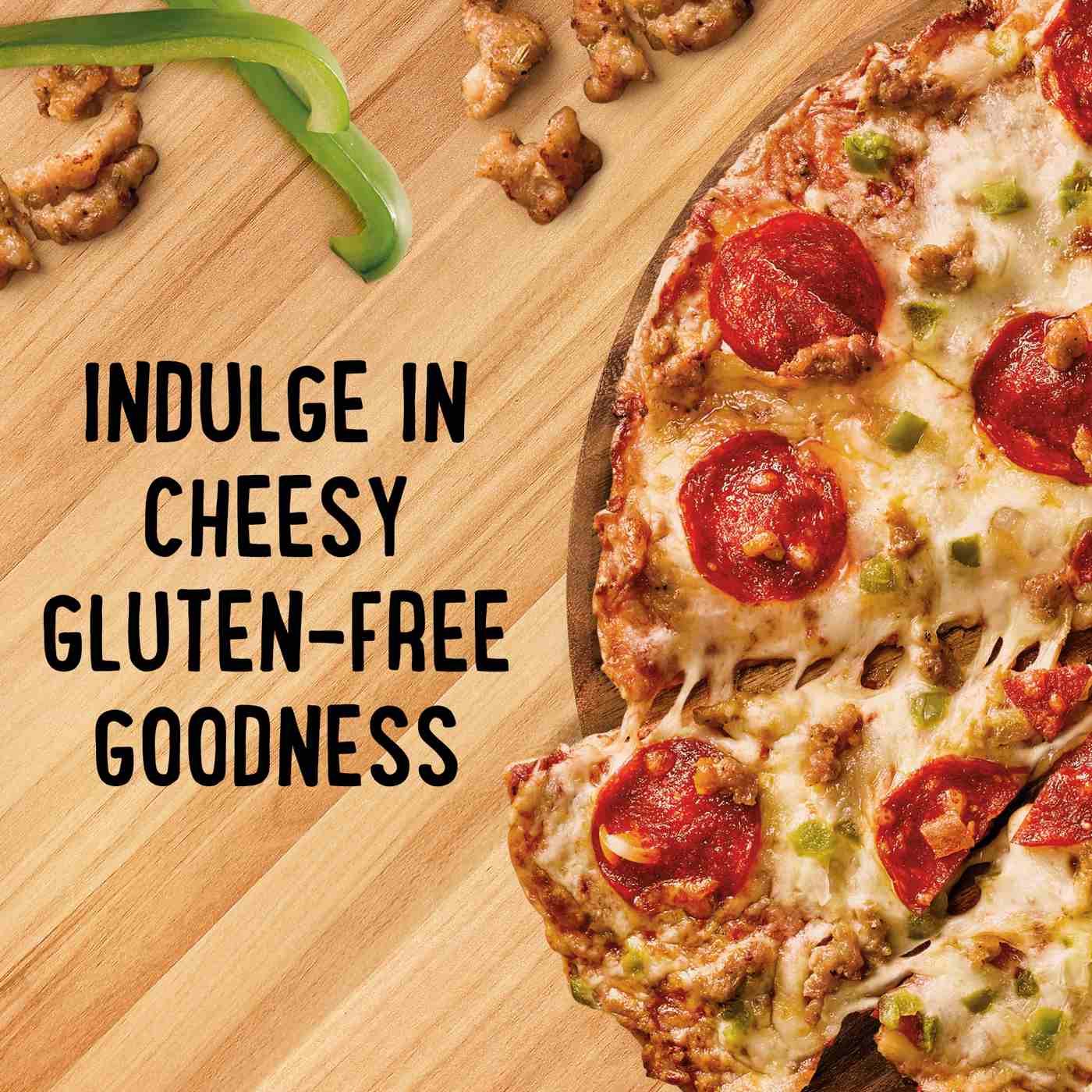 Udi's Gluten-Free Crispy Thin Crust Frozen Pizza - Supreme; image 5 of 7