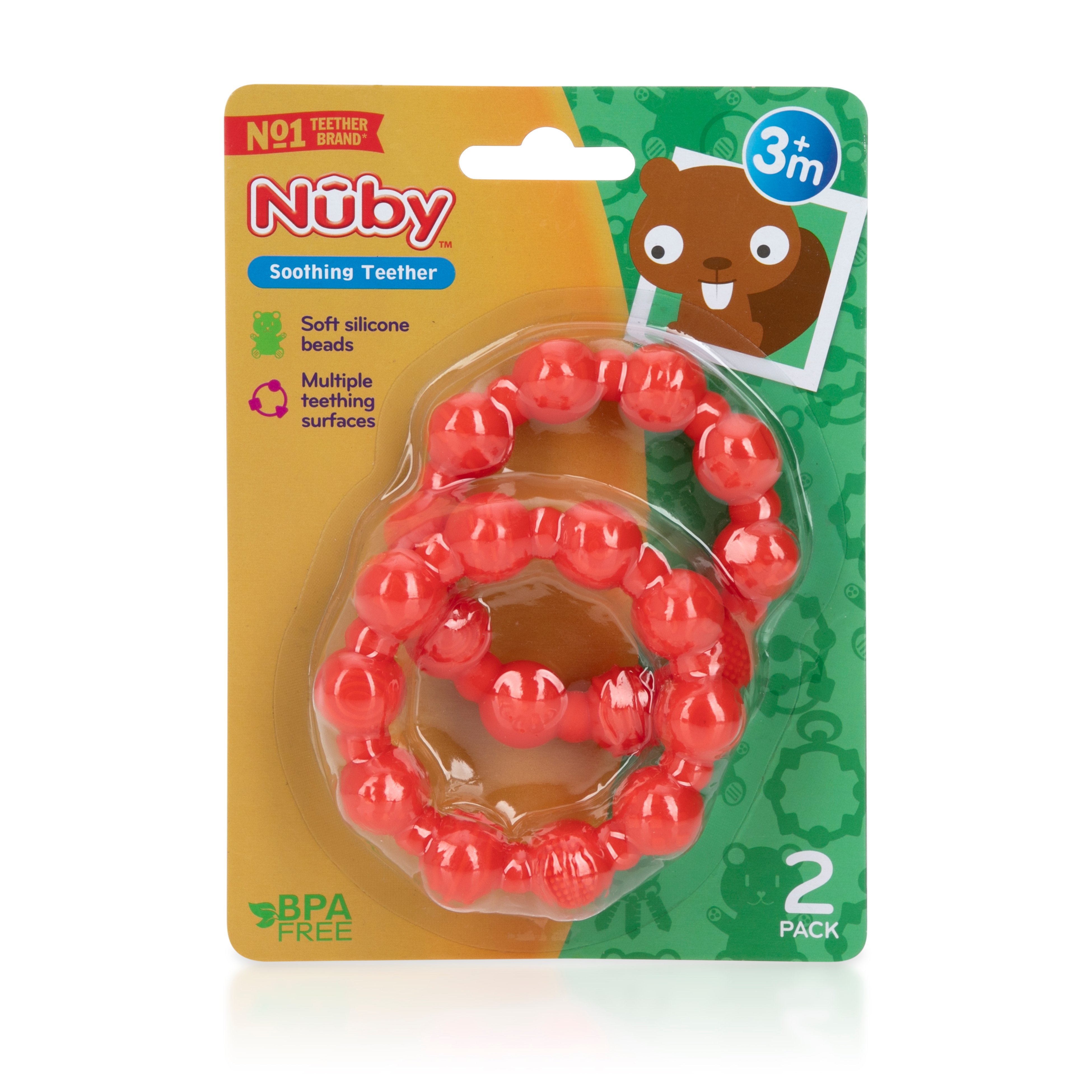 Nuby Soothing Teethers Rings Shop Health & Skin Care at HEB