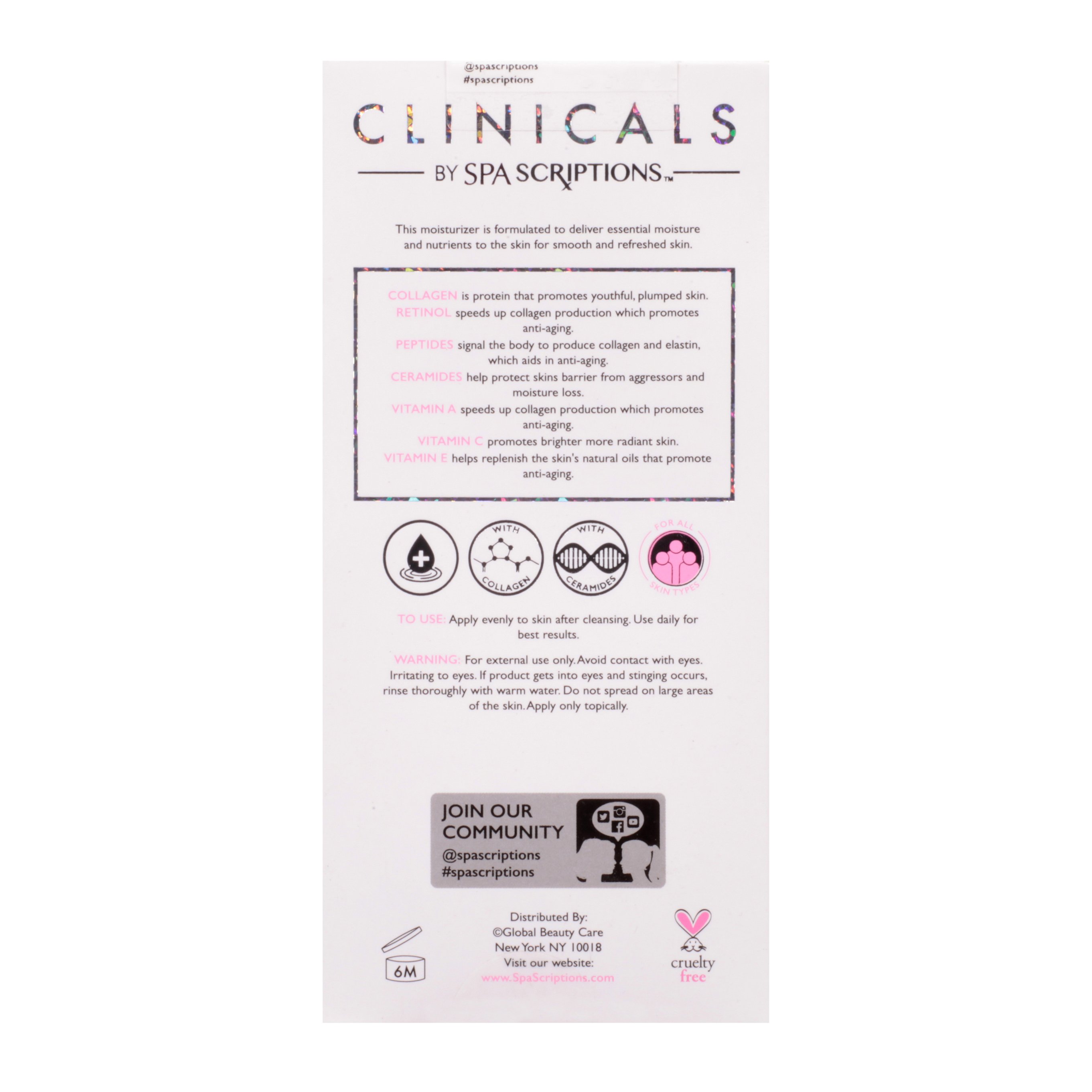 SpaScriptions Clinicals Lift & Firm Day & Night Cream Set - Shop Facial ...