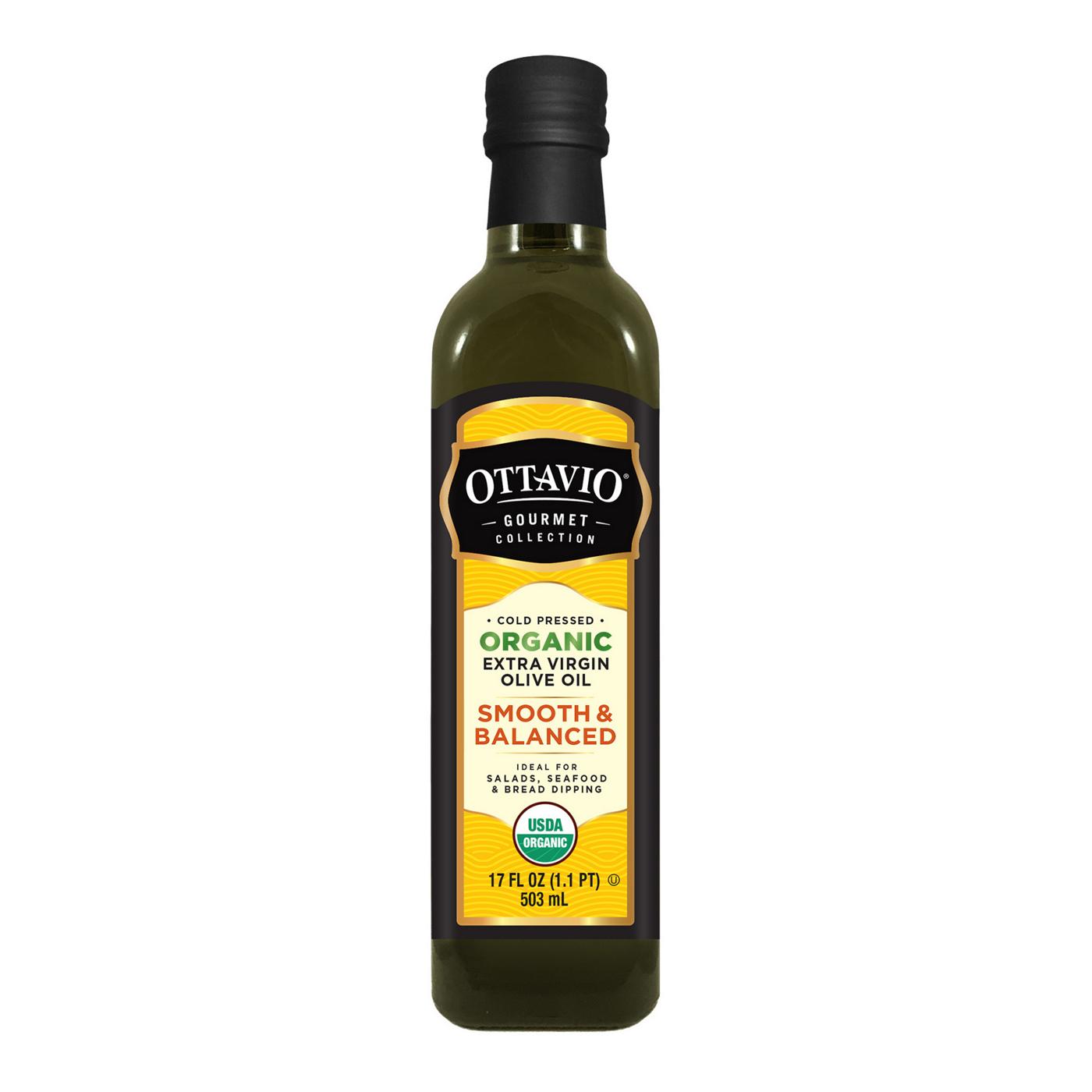 Ottavio Gourmet Collection Organic Smooth & Balanced Extra Virgin Olive Oil; image 1 of 2