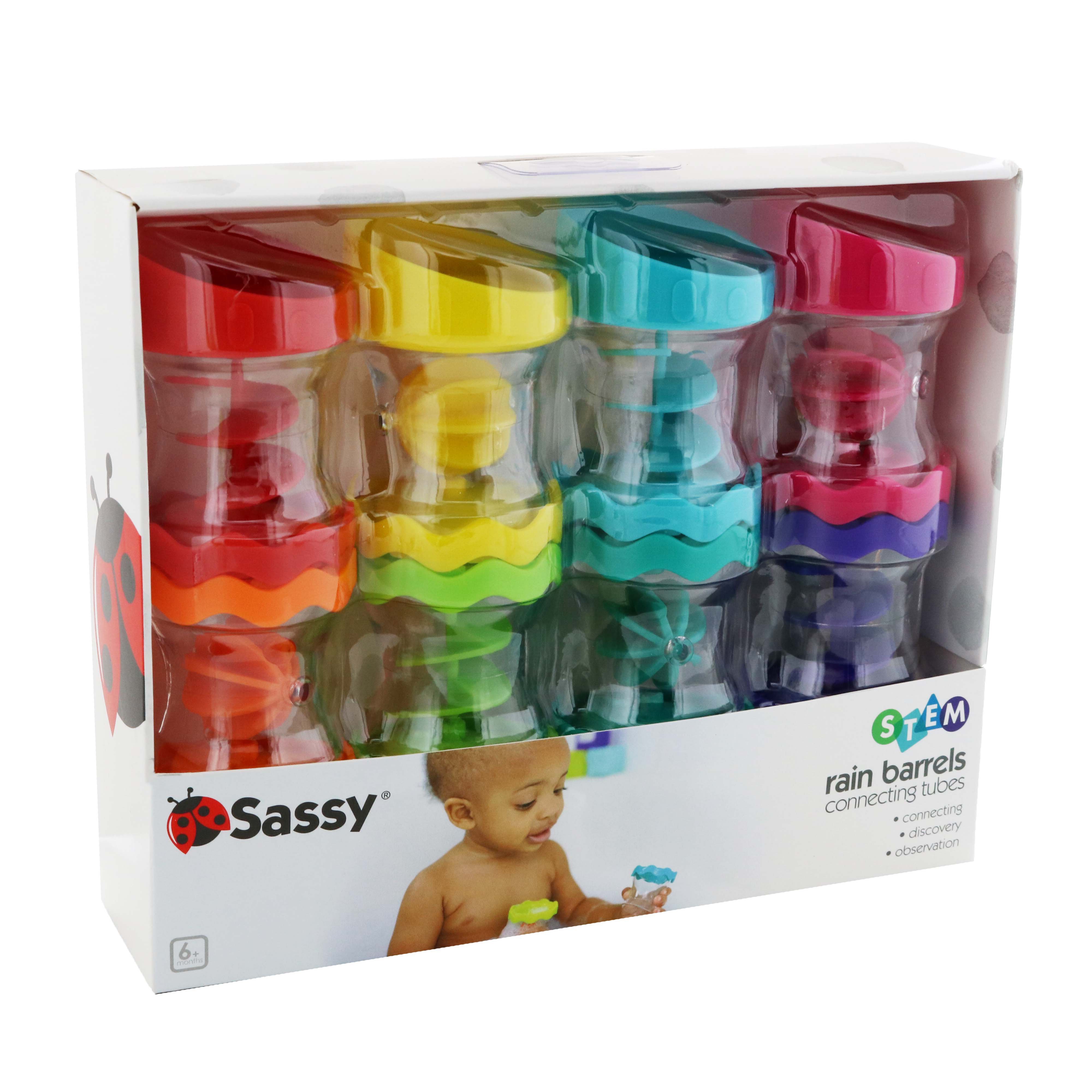 Sassy Rain Barrels Connecting Funnels Shop Baby Toys at HEB