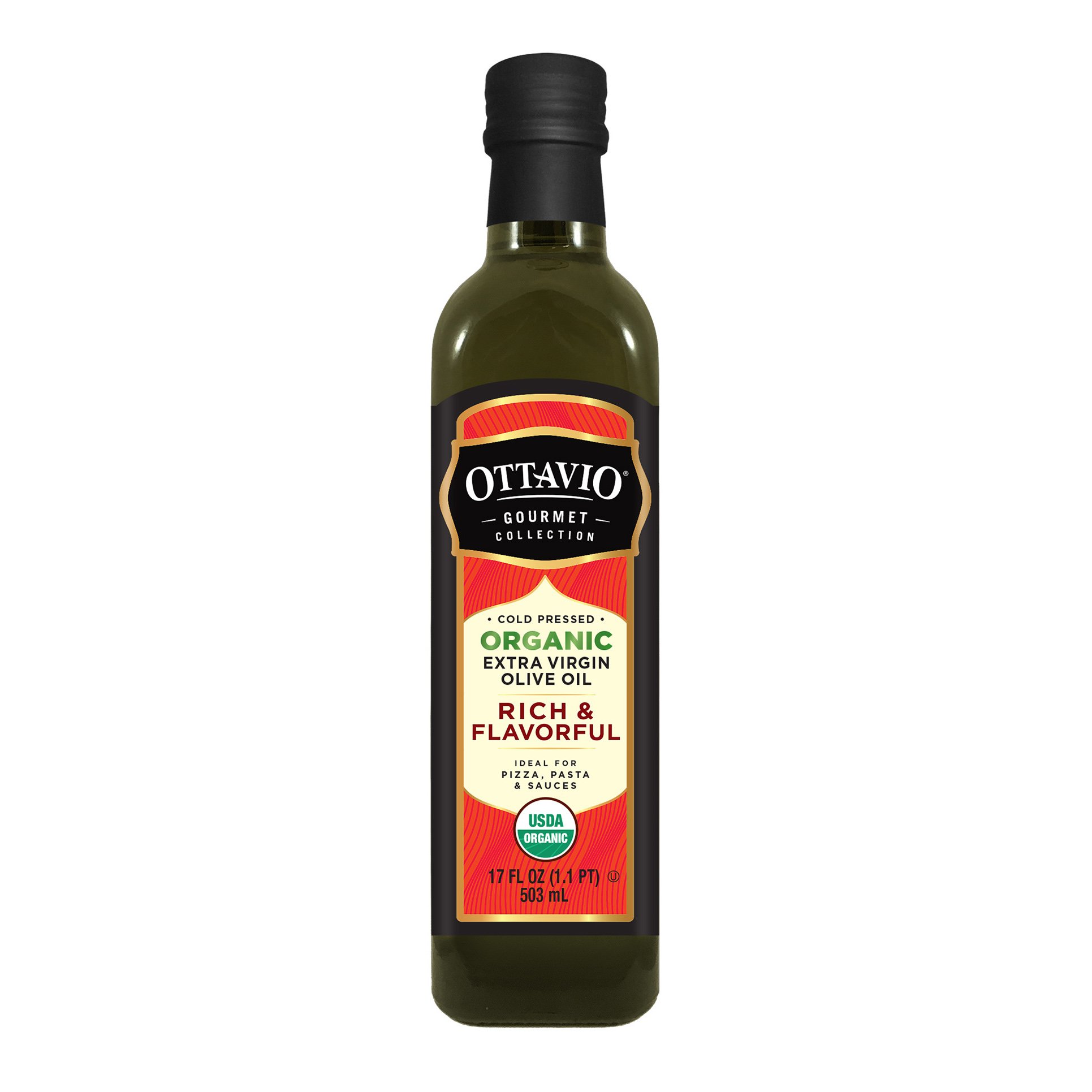 Ottavio Gourmet Collection Organic Rich & Flavorful Extra Virgin Olive