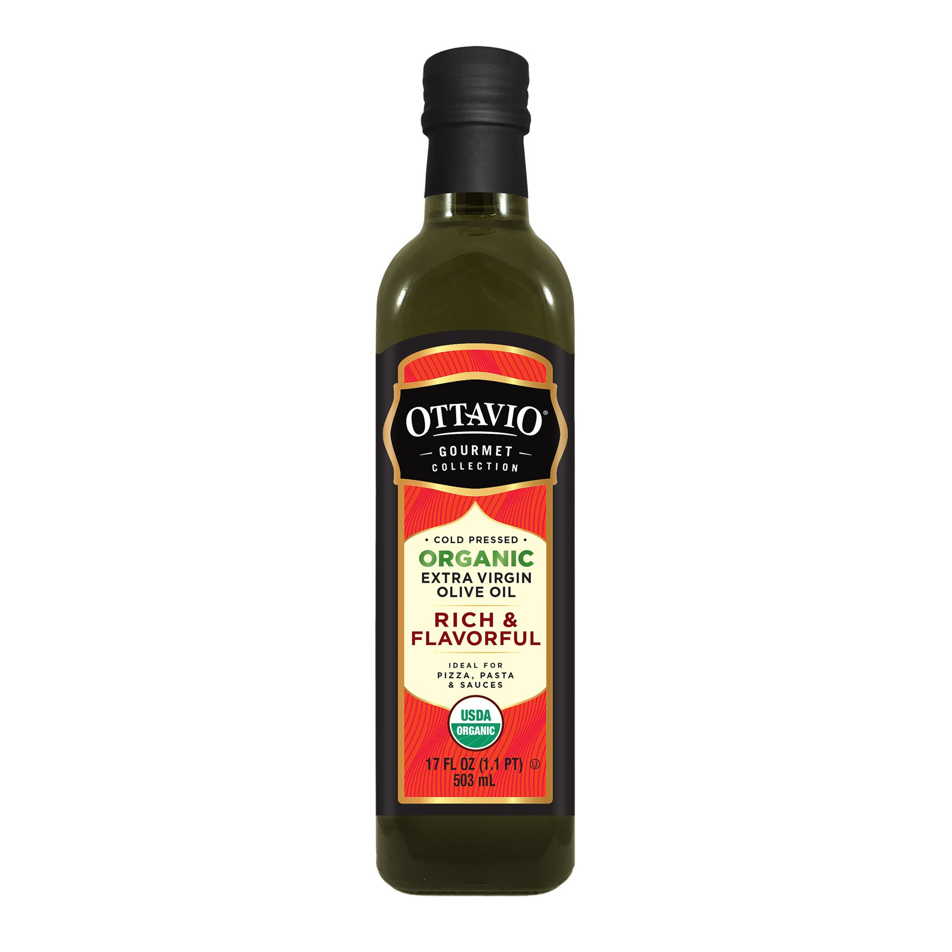 Ottavio Gourmet Collection Organic Rich & Flavorful Extra Virgin Olive ...