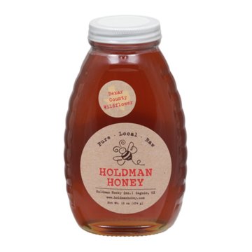 Holdman Pure Local Raw Honey, 16 oz