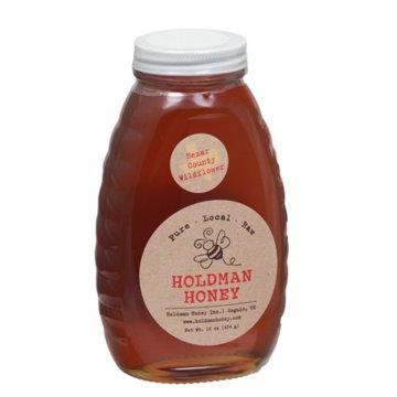Holdman Pure Local Raw Honey, 16 oz