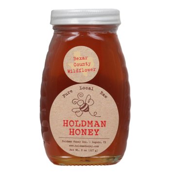 Holdman Pure Local Raw Honey, 8 oz
