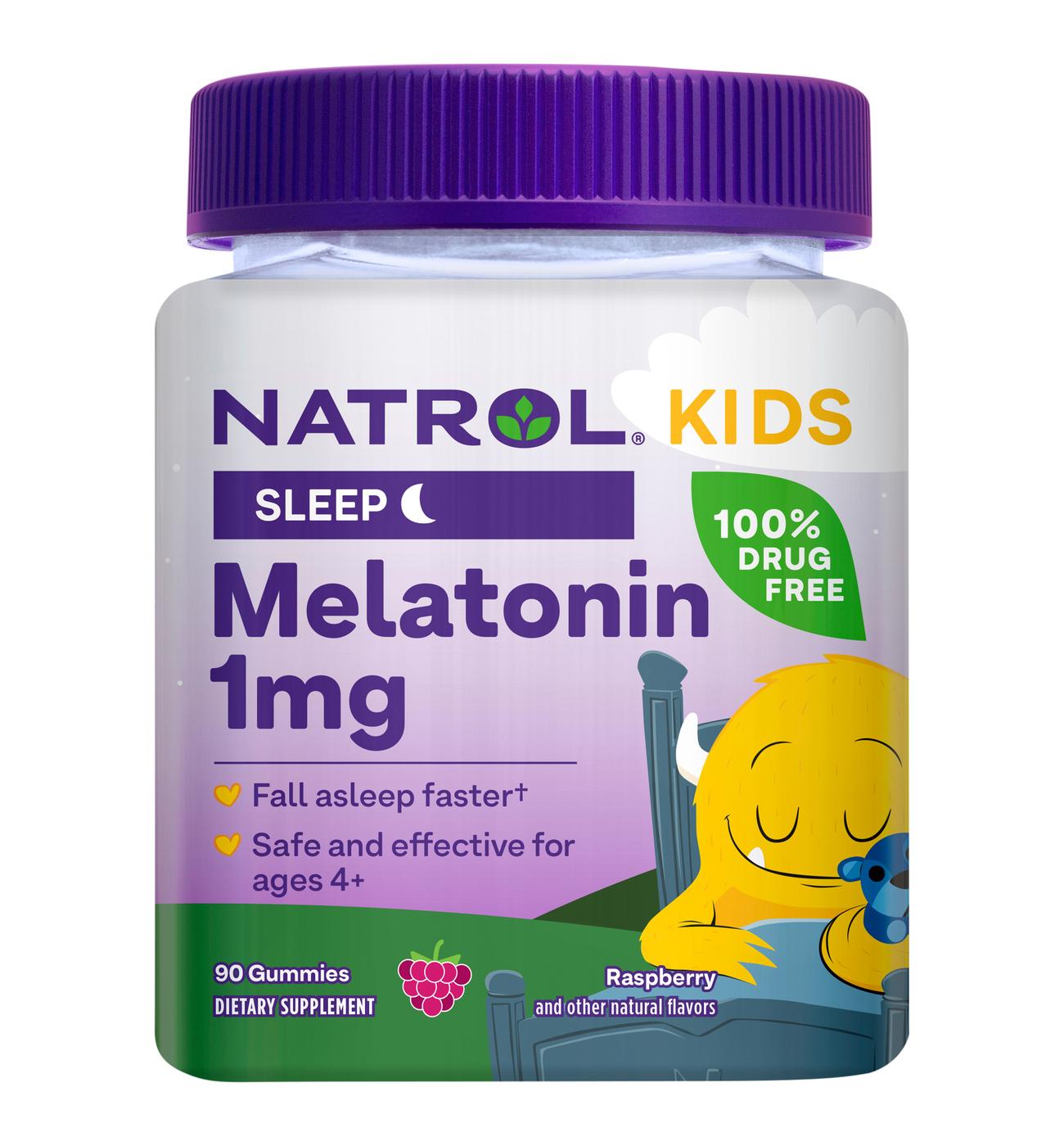 Natrol Kids Melatonin Sleep Gummies - Raspberry; image 1 of 2