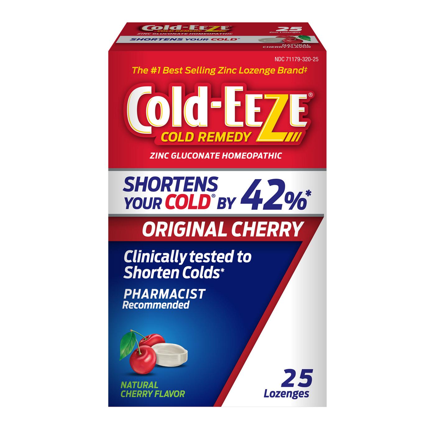 Cold-EEZE Cold Remedy Zinc Lozenges - Natural Cherry; image 1 of 6