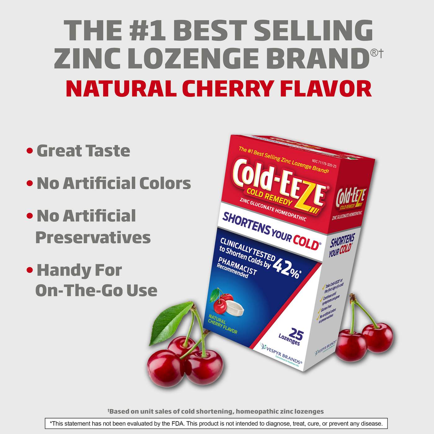 Cold-EEZE Cold Remedy Zinc Lozenges - Natural Cherry; image 2 of 7