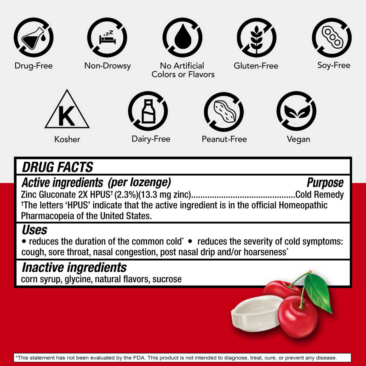 Cold-EEZE Cold Remedy Zinc Lozenges - Natural Cherry; image 6 of 6