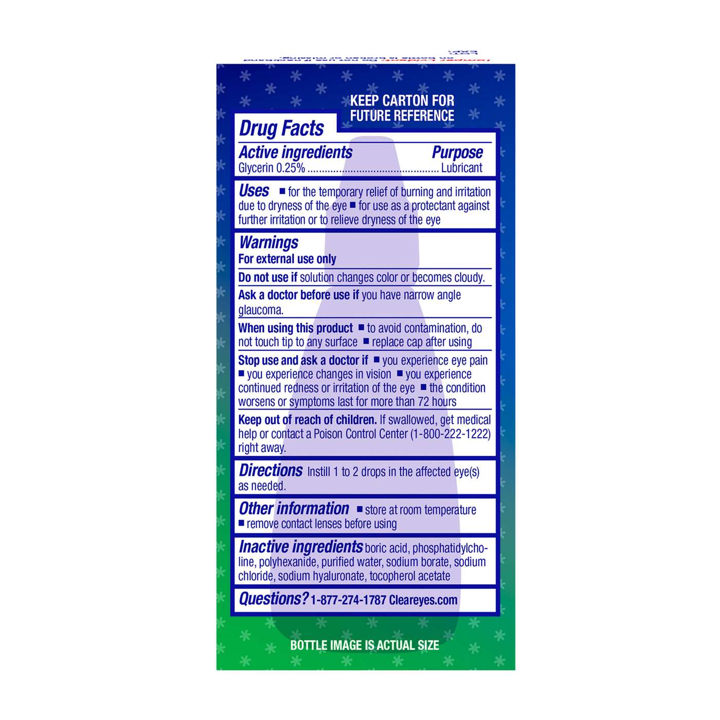 Clear Eyes Dry & Itchy Eye Relief Eye Drops Shop Eye drops