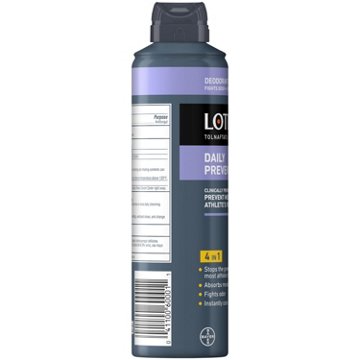 Lotrimin Daily Prevention Deodorant Powder Spray, 5.6 oz