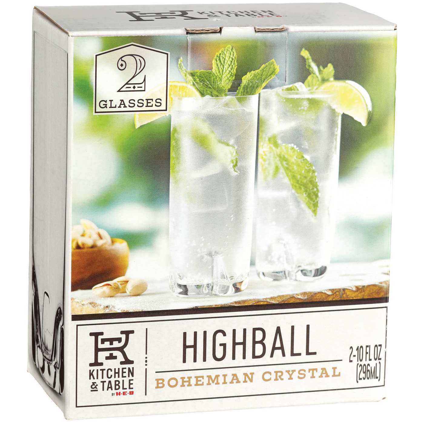 Kitchen & Table by H-E-B Bohemian Crystal Highball Glasses; image 2 of 2