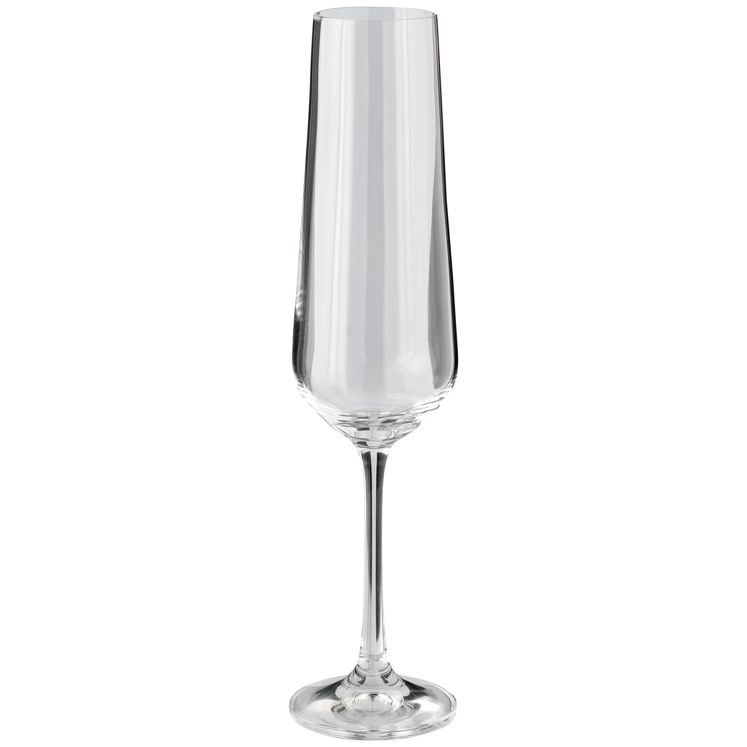 Kitchen & Table by HEB Bohemian Crystal Tall Champagne Flute Glasses