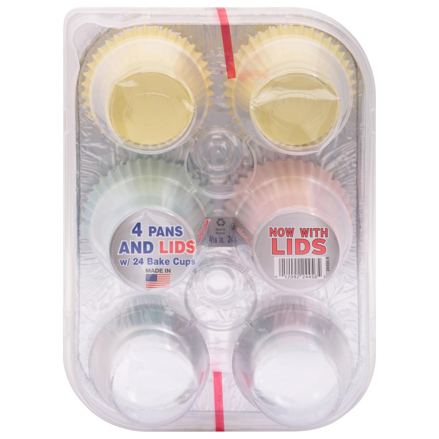 Trudeau 24 Cup Silicone Muffin Pan with Lid