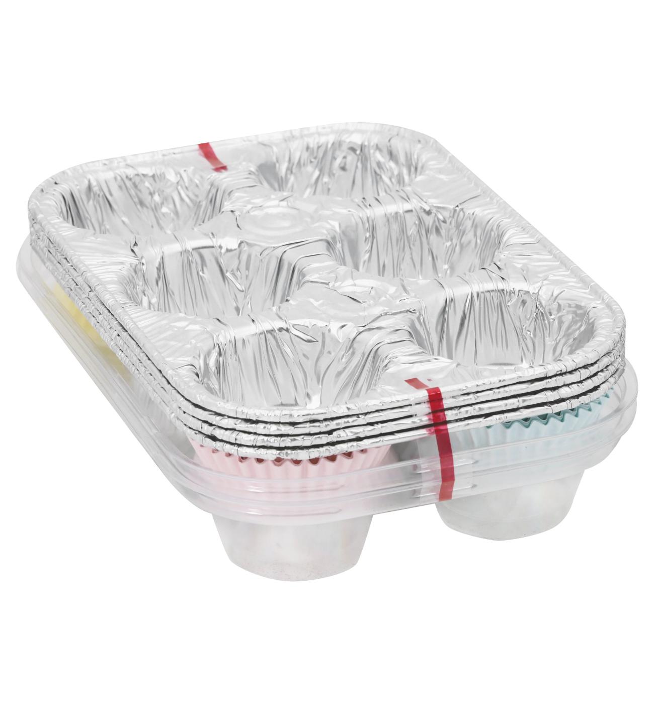 Handi-Foil Fun Colors 13x9 in Cake Pans with Red Lids - Shop Bakeware at  H-E-B