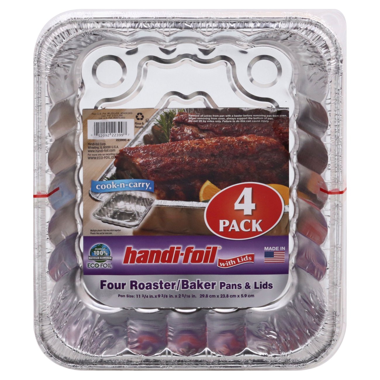 Foil BBQ and Oven Bag 8.75 x 11.75 