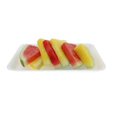 H-E-B Fresh Sliced Yellow & Red Watermelon, Avg. 3.16 lbs
