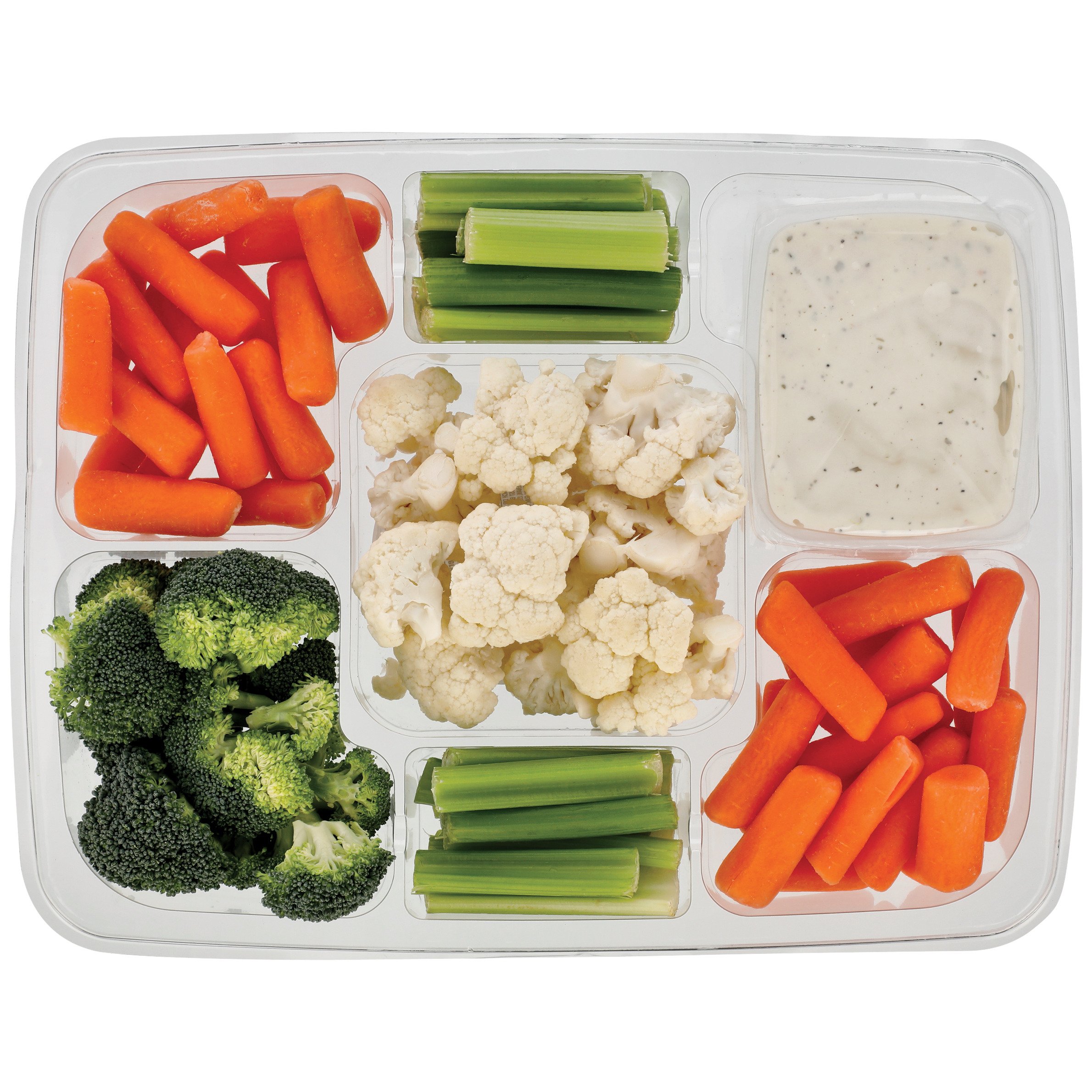 H-E-B Large Vegetable Tray With Ranch Dip - Shop Standard Party Trays ...