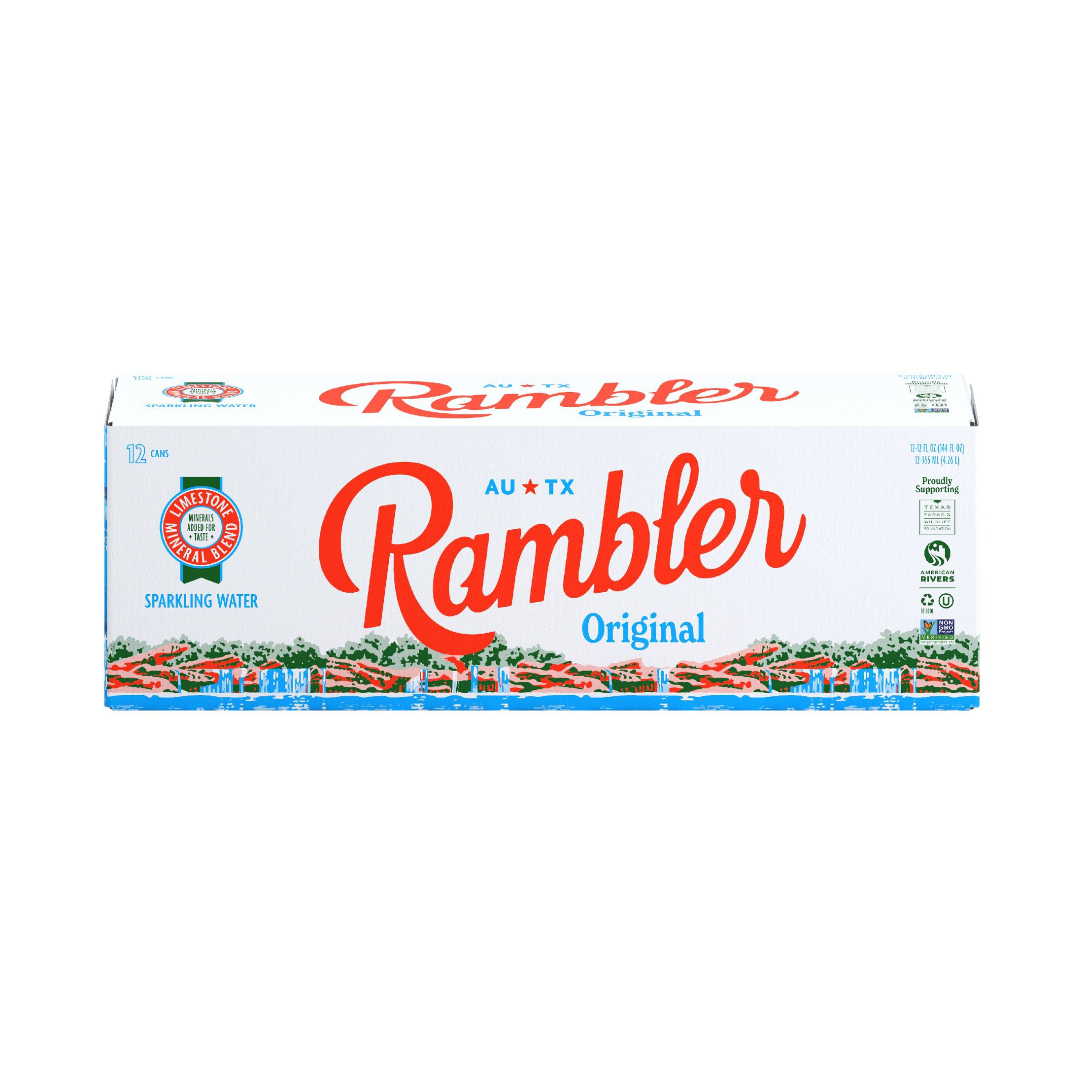 Rambler Sparkling Water 12 oz Cans Shop Water at HEB