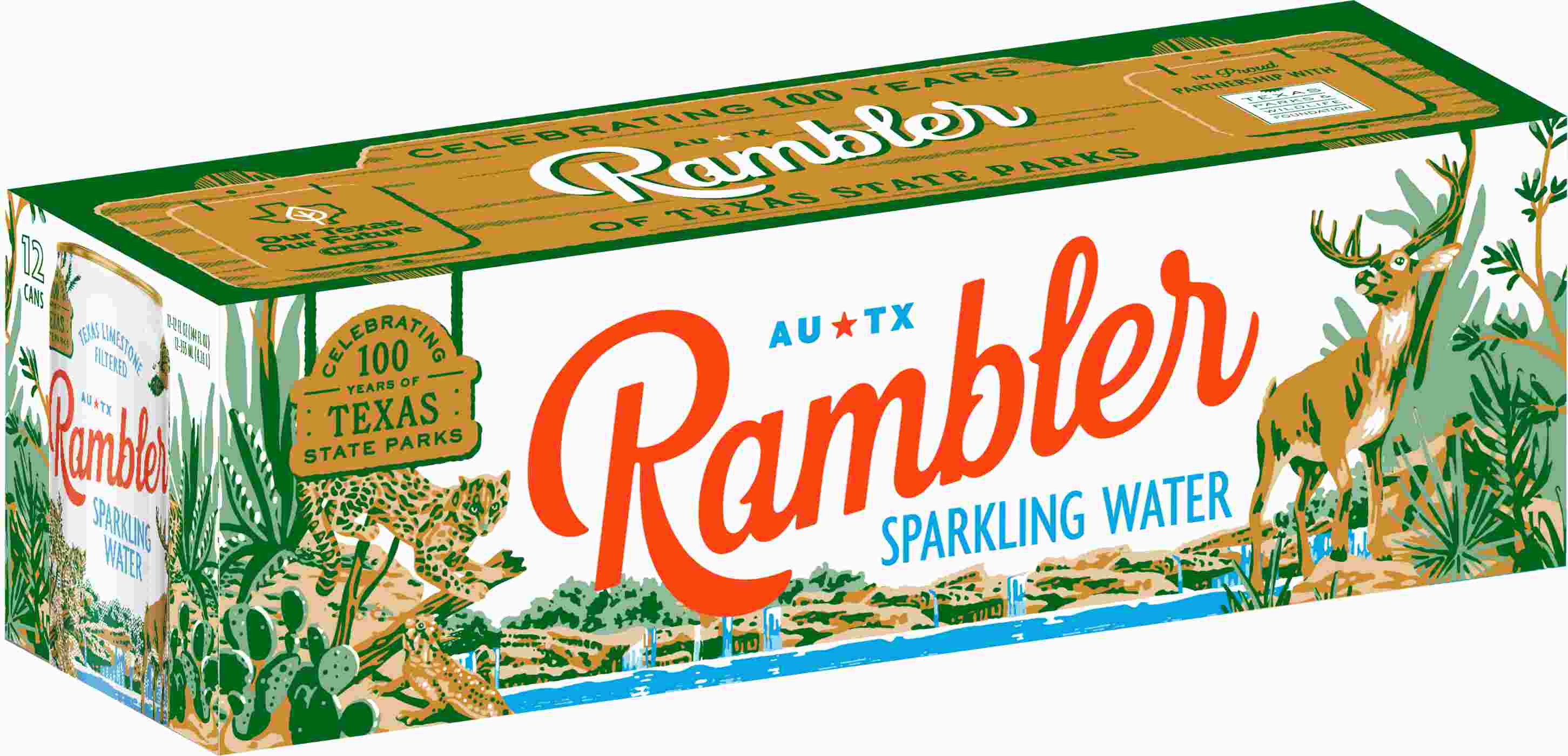Rambler Sparkling Water 12 oz Cans; image 1 of 2
