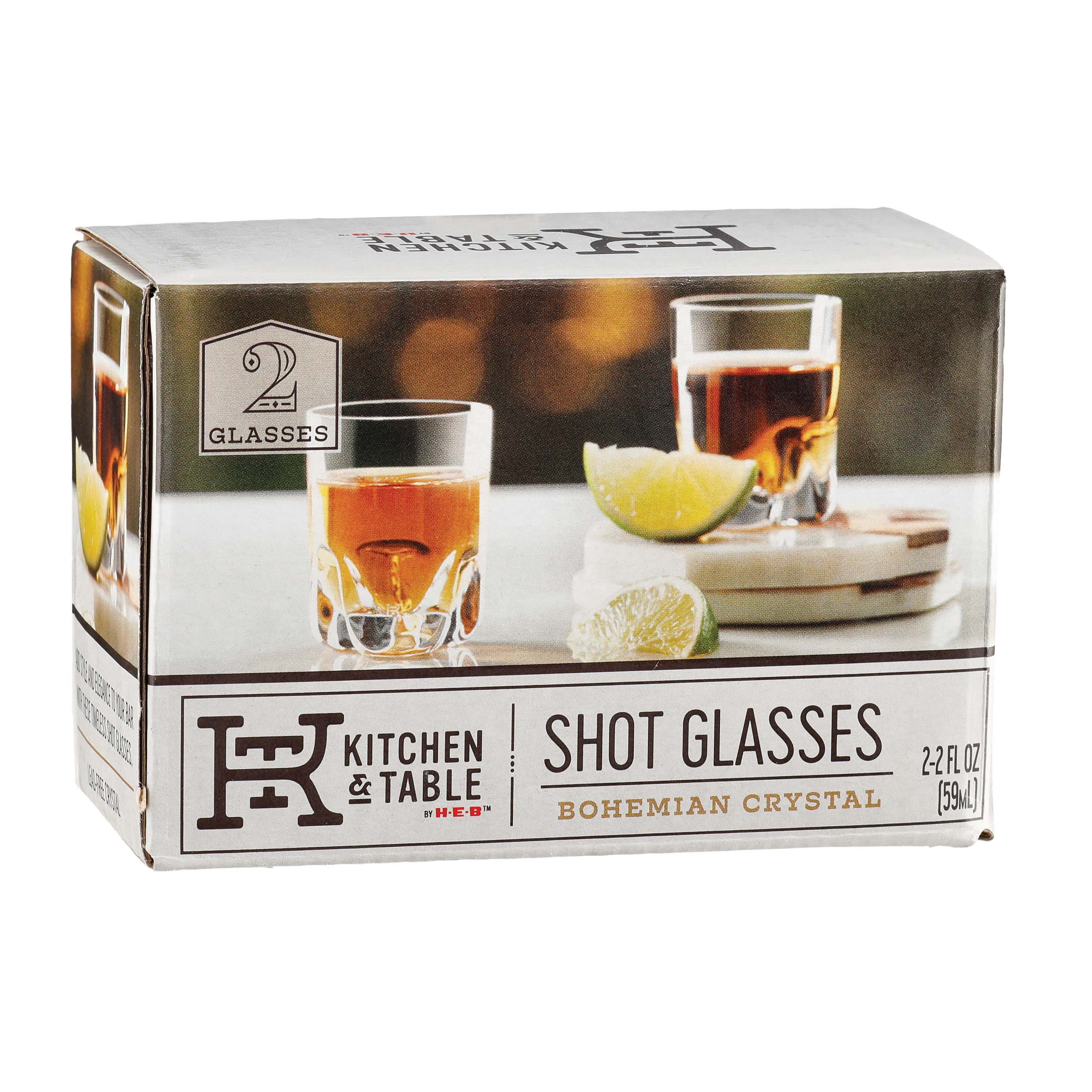 Kitchen & Table by H-E-B Bohemian Crystal Shot Glasses - Shop
