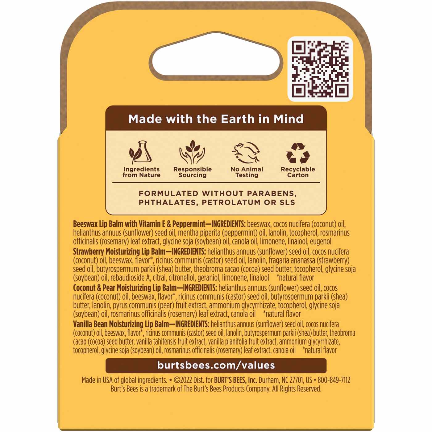 Burt's Bees Moisturizing Lip Balm Pack - Assorted; image 7 of 11