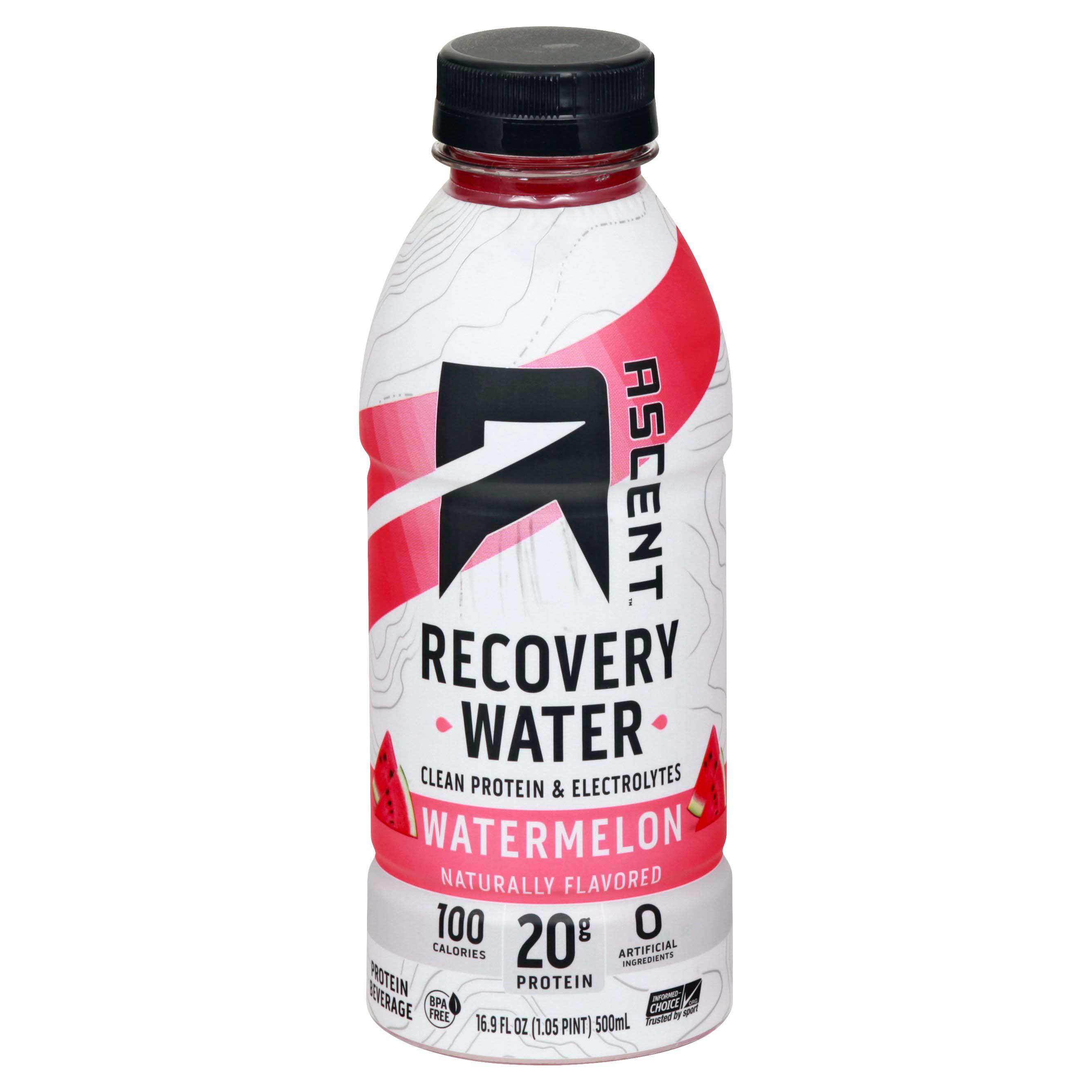 Ascent Watermelon Recovery Water Shop Sports & energy drinks at HEB