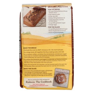 Jovial 100% Organic Einkorn Whole Wheat Flour, 2 lb