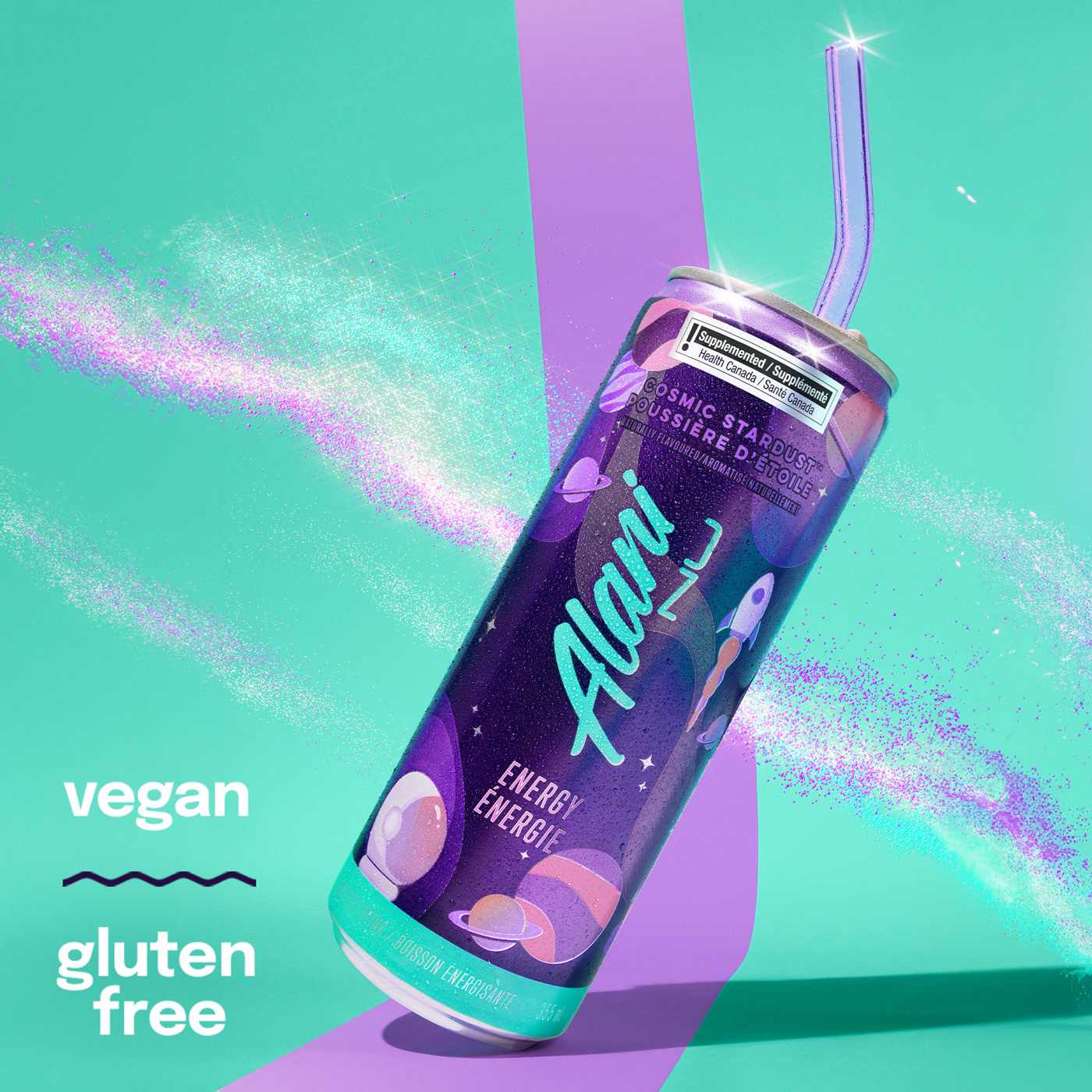 Alani Nu Zero Sugar Energy Drink - Cosmic Stardust; image 6 of 8