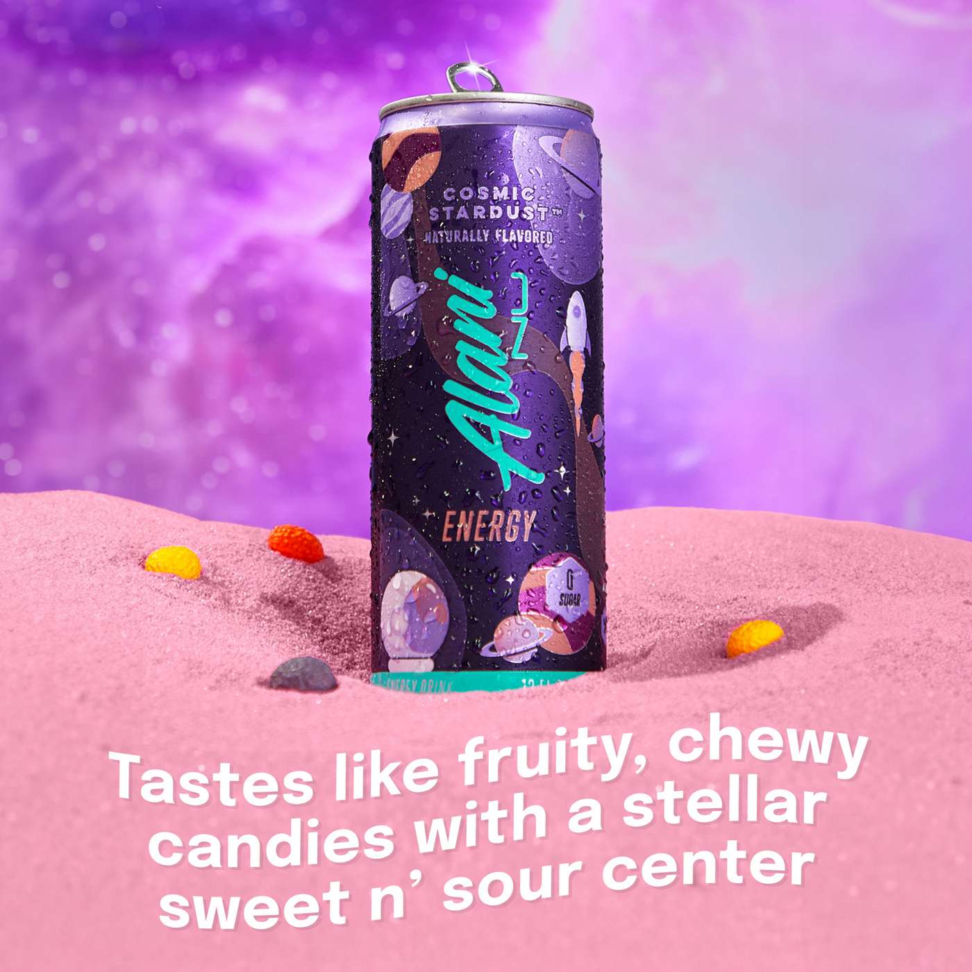 Alani Nu Zero Sugar Energy Drink - Cosmic Stardust; image 8 of 8