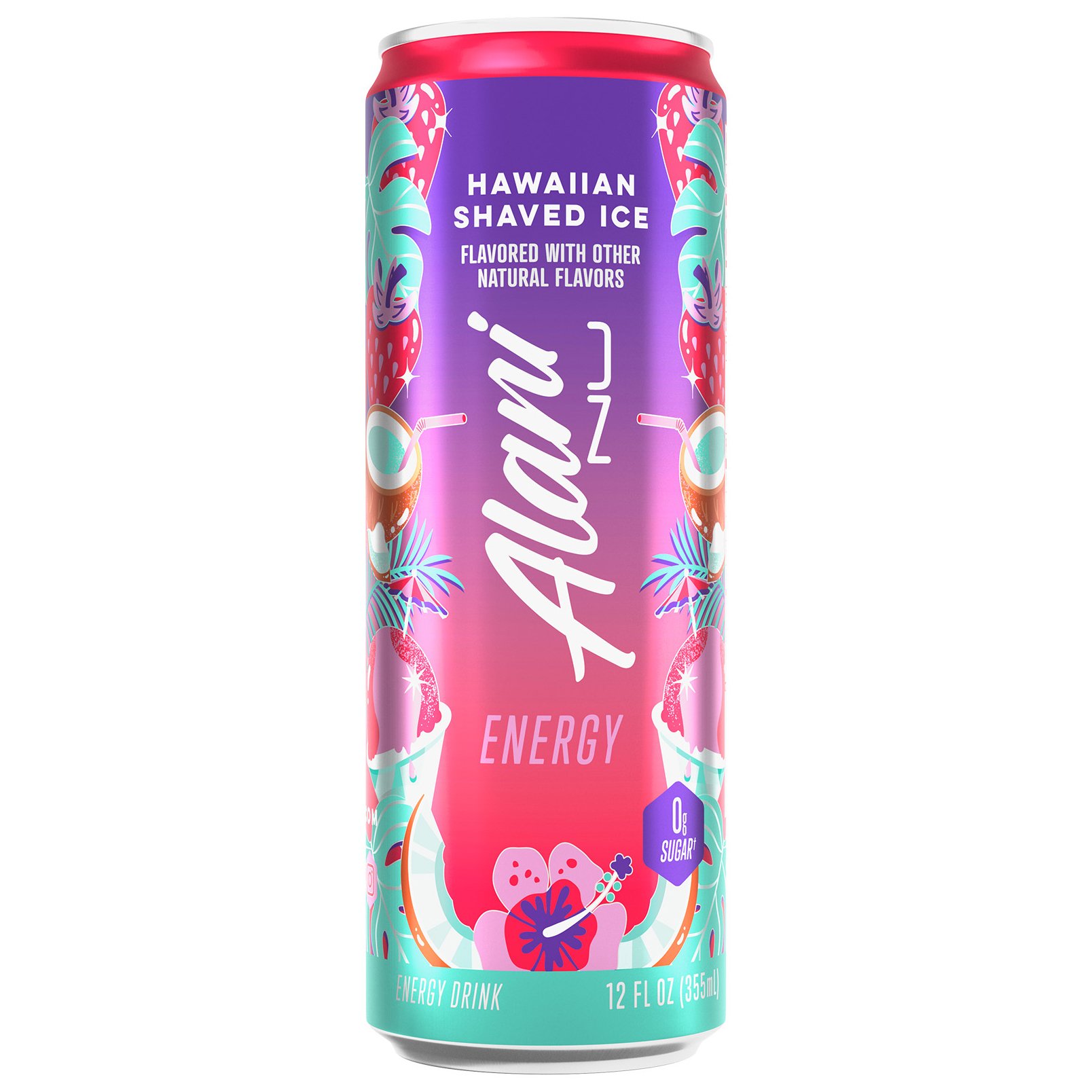 Alani Nu Zero Sugar Energy Drink - Hawaiian Shaved Ice