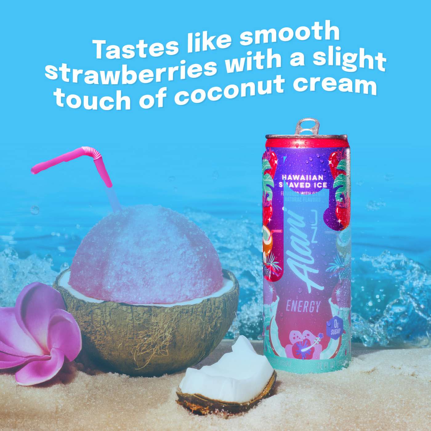 Alani Nu Zero Sugar Energy Drink Hawaiian Shaved Ice Shop Sports & energy drinks at HEB