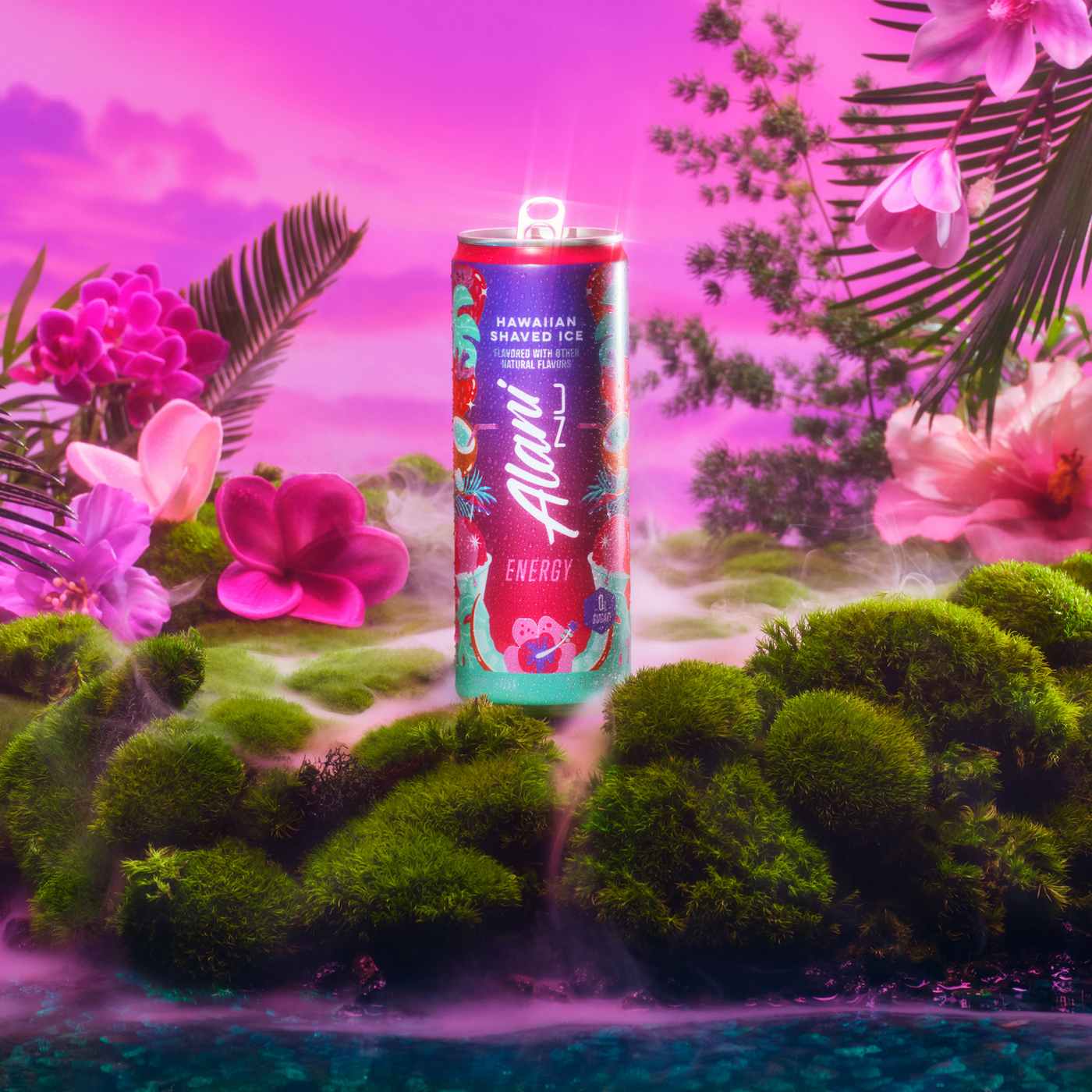 Alani Nu Zero Sugar Energy Drink - Hawaiian Shaved Ice; image 8 of 9