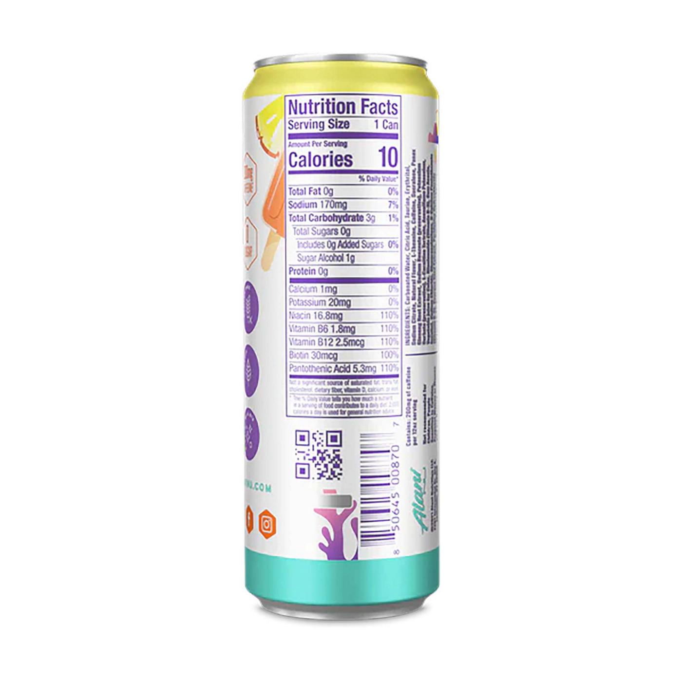 Alani Nu Zero Sugar Energy Drink - Tropsicle; image 2 of 4