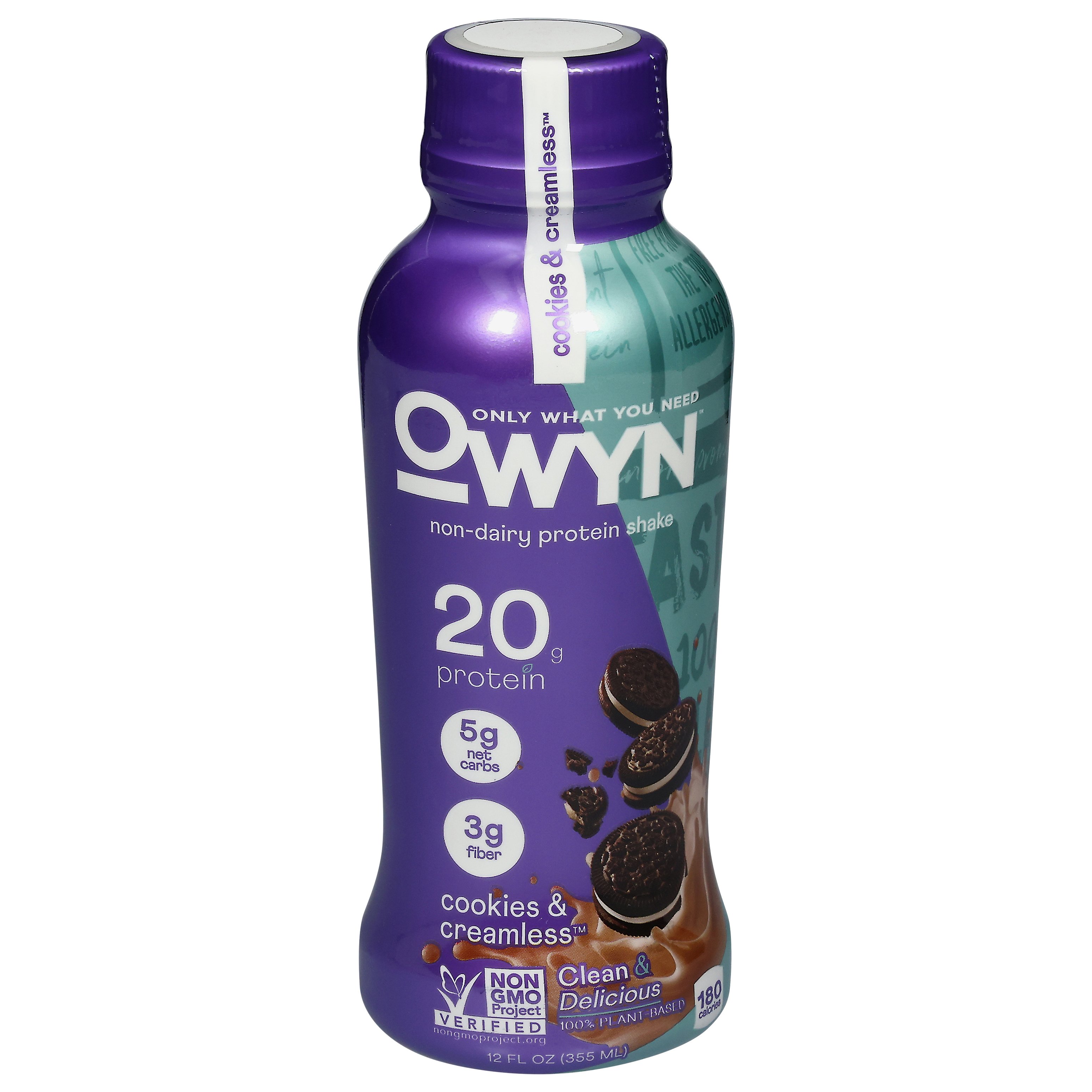 OWYN Non-Dairy 20g Protein Shake - Cookies & Creamless - Shop Diet ...