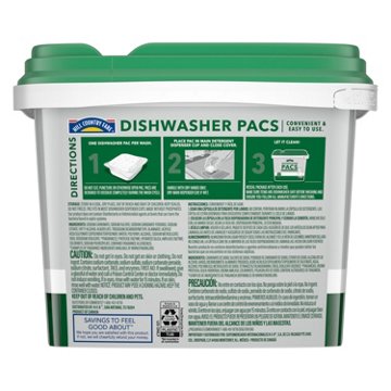 Hill Country Fare Original Scent Dishwasher Detergent Pacs, 105 ct
