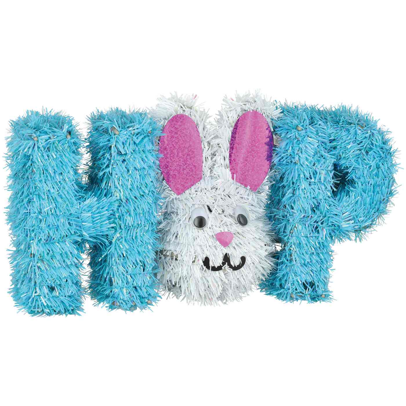 FC Young 3D Tinsel HOP Decor with Bunny Head; image 1 of 2