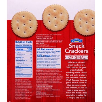 Hill Country Fare Original Snack Crackers, 16 oz