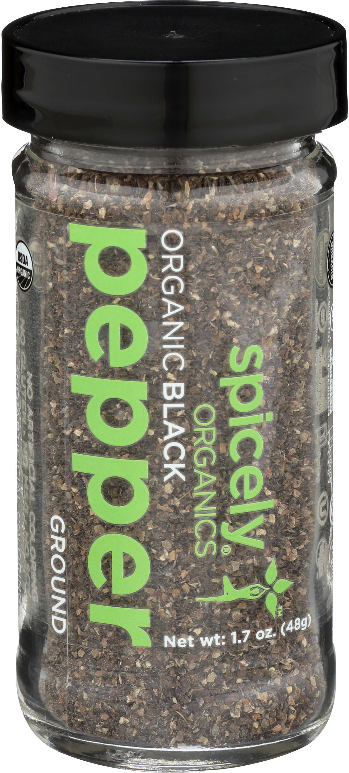 Spicely Organics Ground Black Pepper Shop Herbs & Spices at HEB