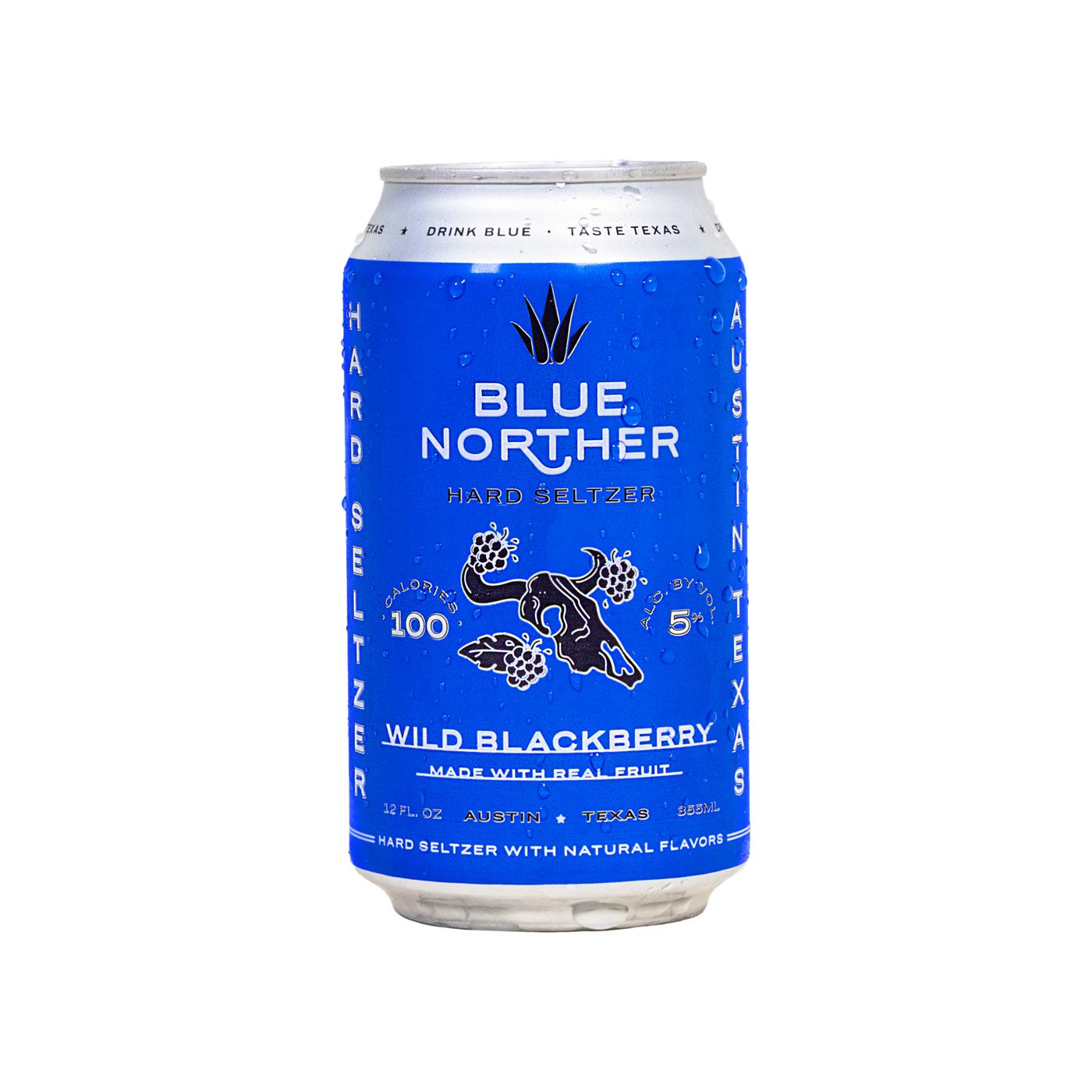 Blue Norther Wild Blackberry Hard Seltzer 12 oz Cans; image 3 of 3