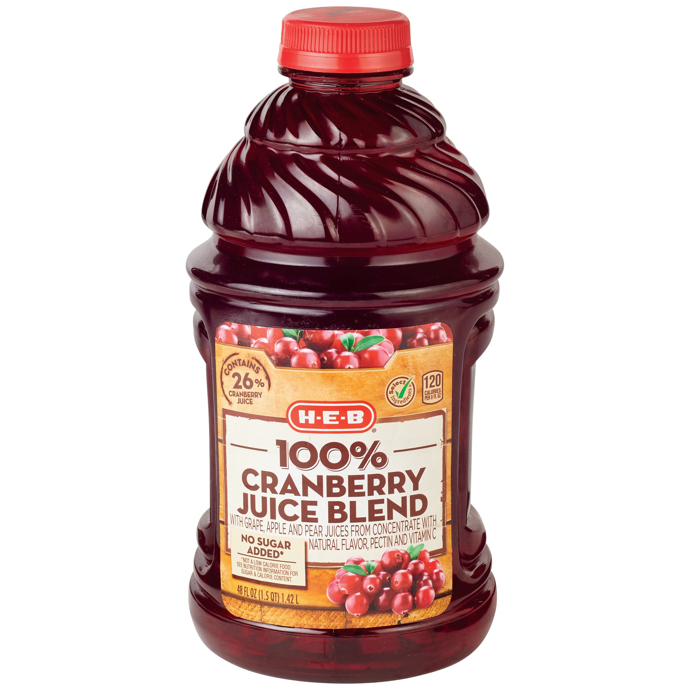 HEB 100 Cranberry Juice Blend Shop Juice at HEB