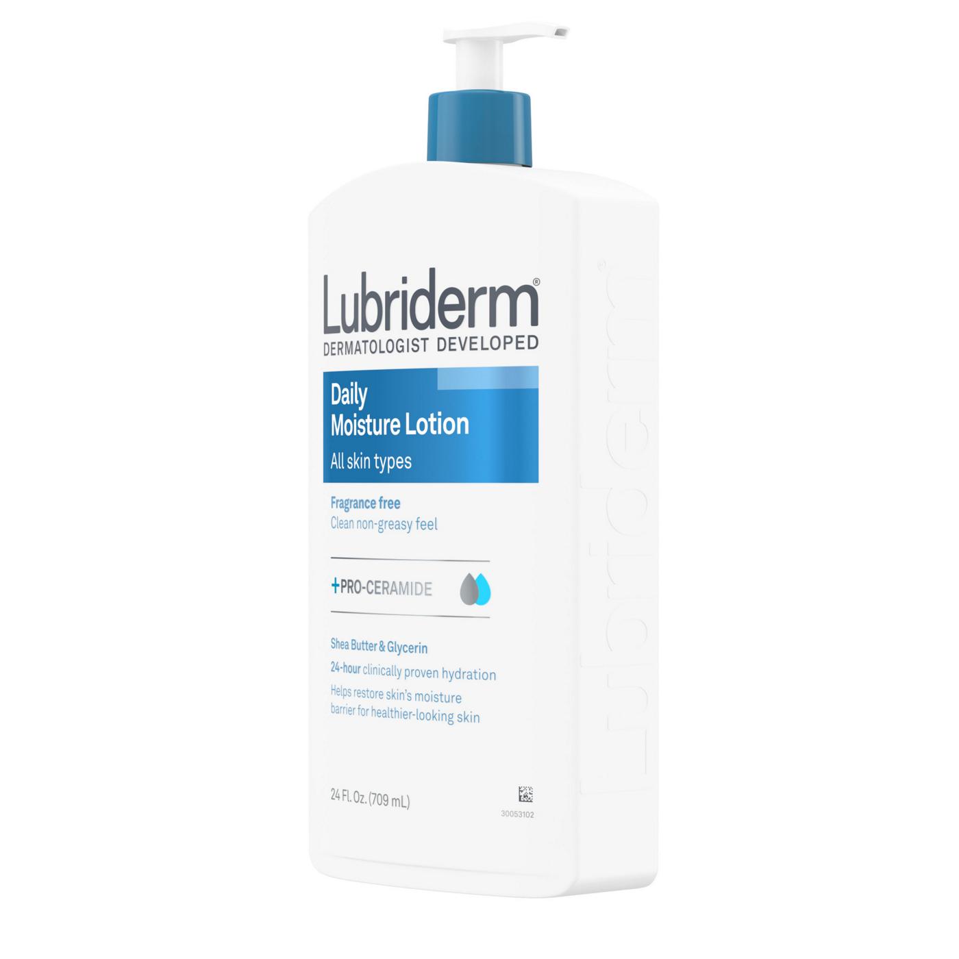 Lubriderm Daily Moisture Lotion, Fragrance-Free; image 8 of 9