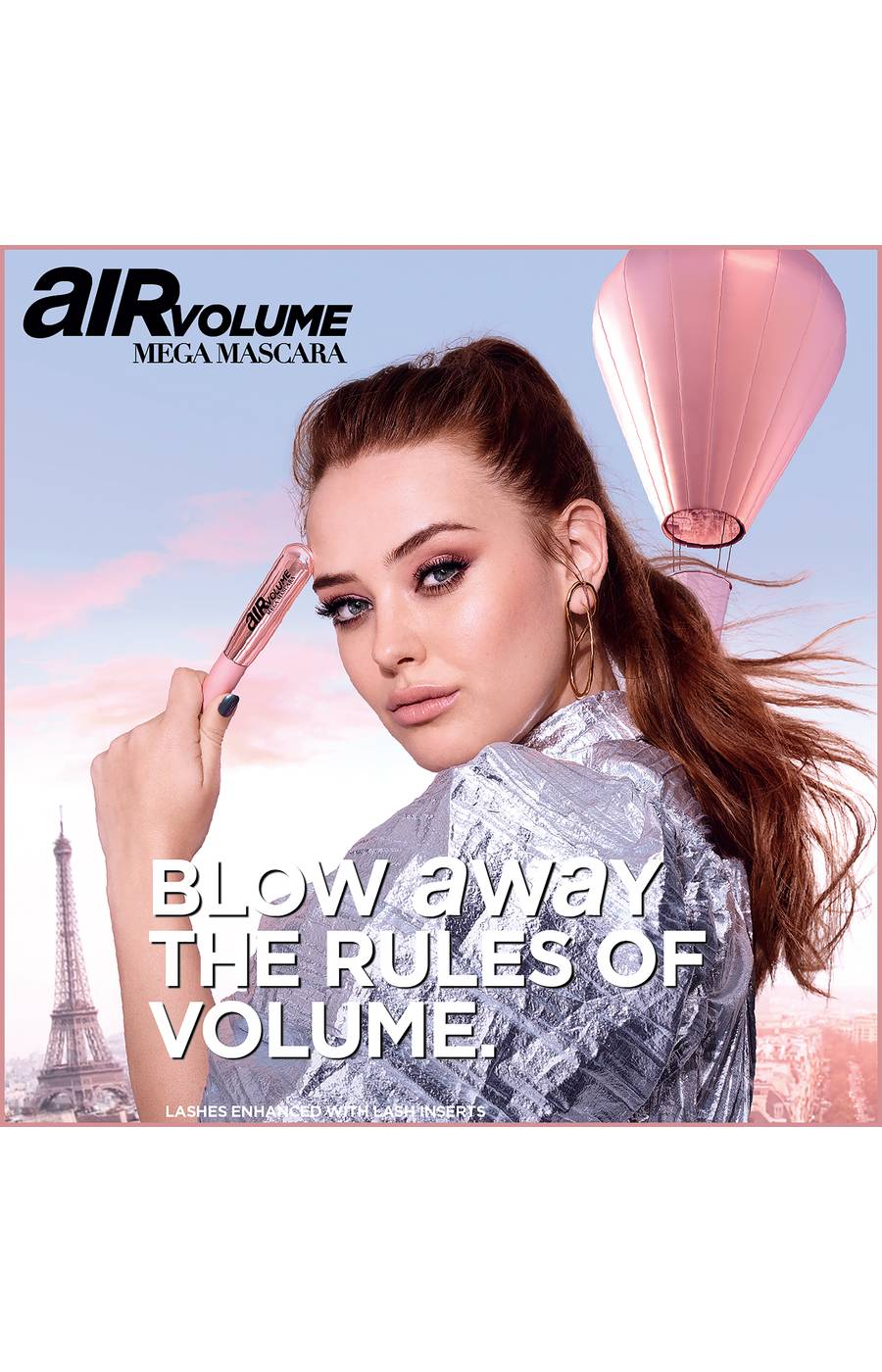 L'Oréal Paris Air Volume Mega Mascara, Lightweight Mega Volume Washable Black; image 4 of 6
