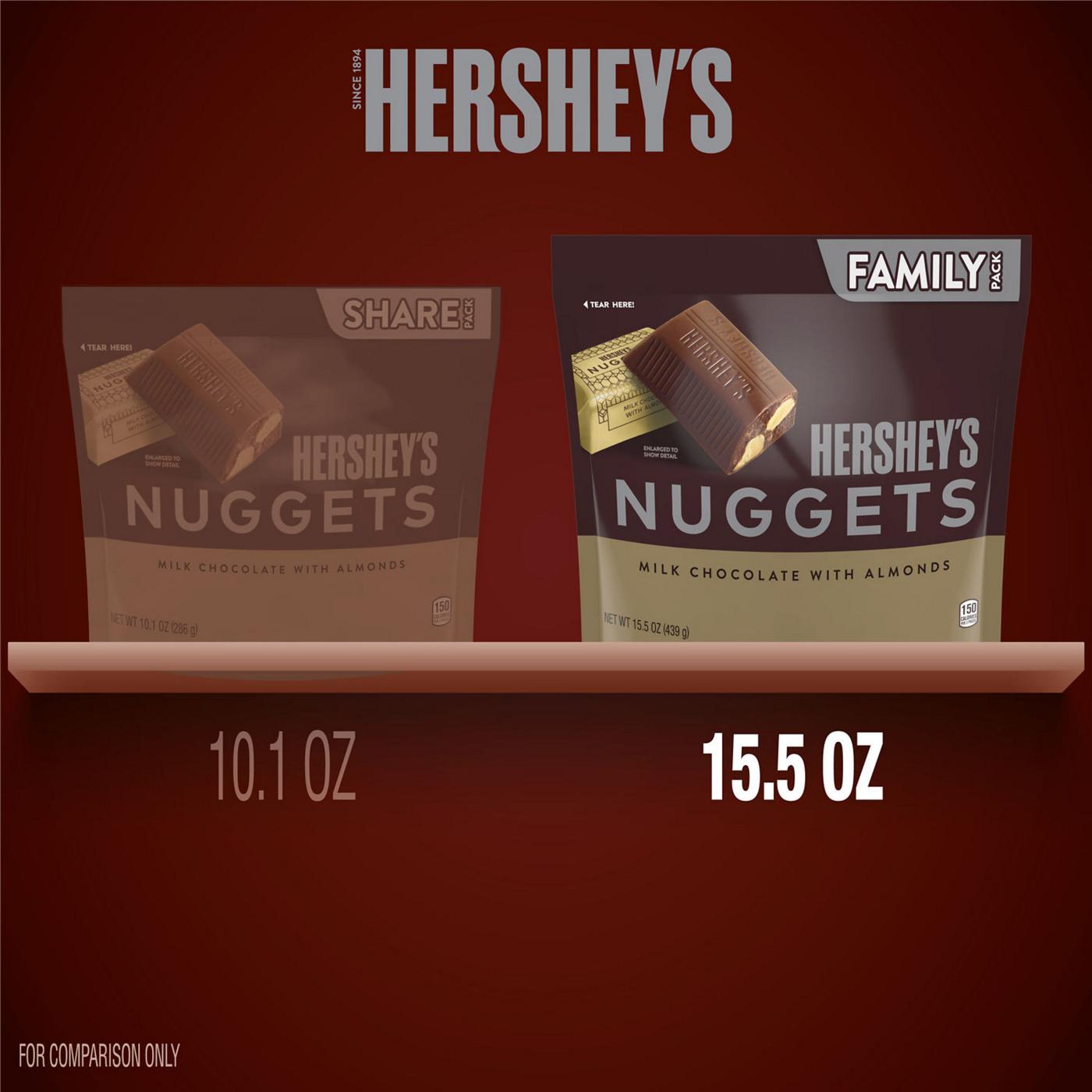 Hershey's Nuggets Milk Chocolate with Almonds Candy - Family Pack; image 7 of 7