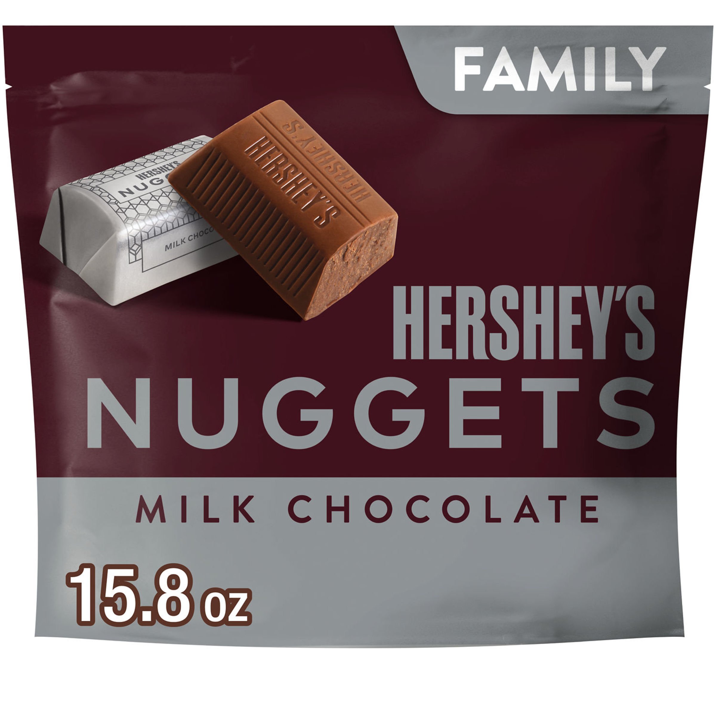Hershey's Nuggets Milk Chocolate Candy, Family Pack Shop Snacks