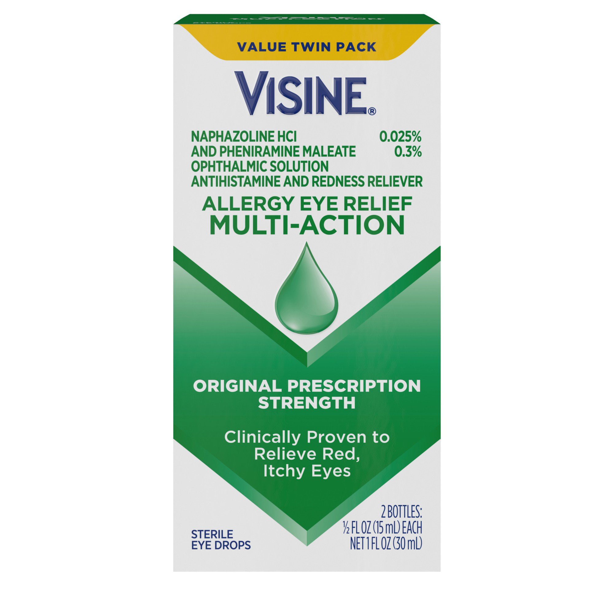 VisineA Eye Allergy Relief Drops Twin Pack Shop Eye Drops