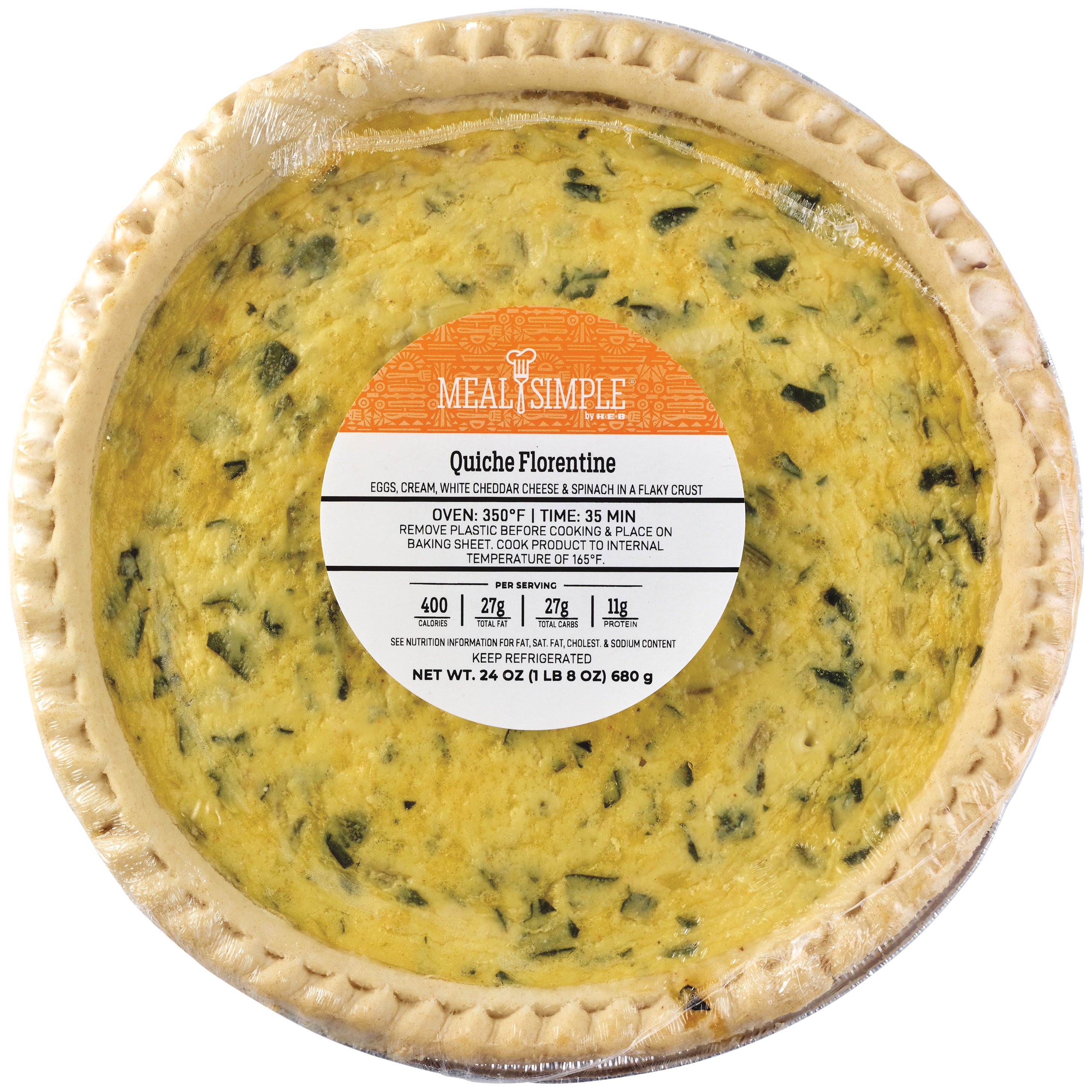 Quiche Florentine Large, 24 oz at Whole Foods Market