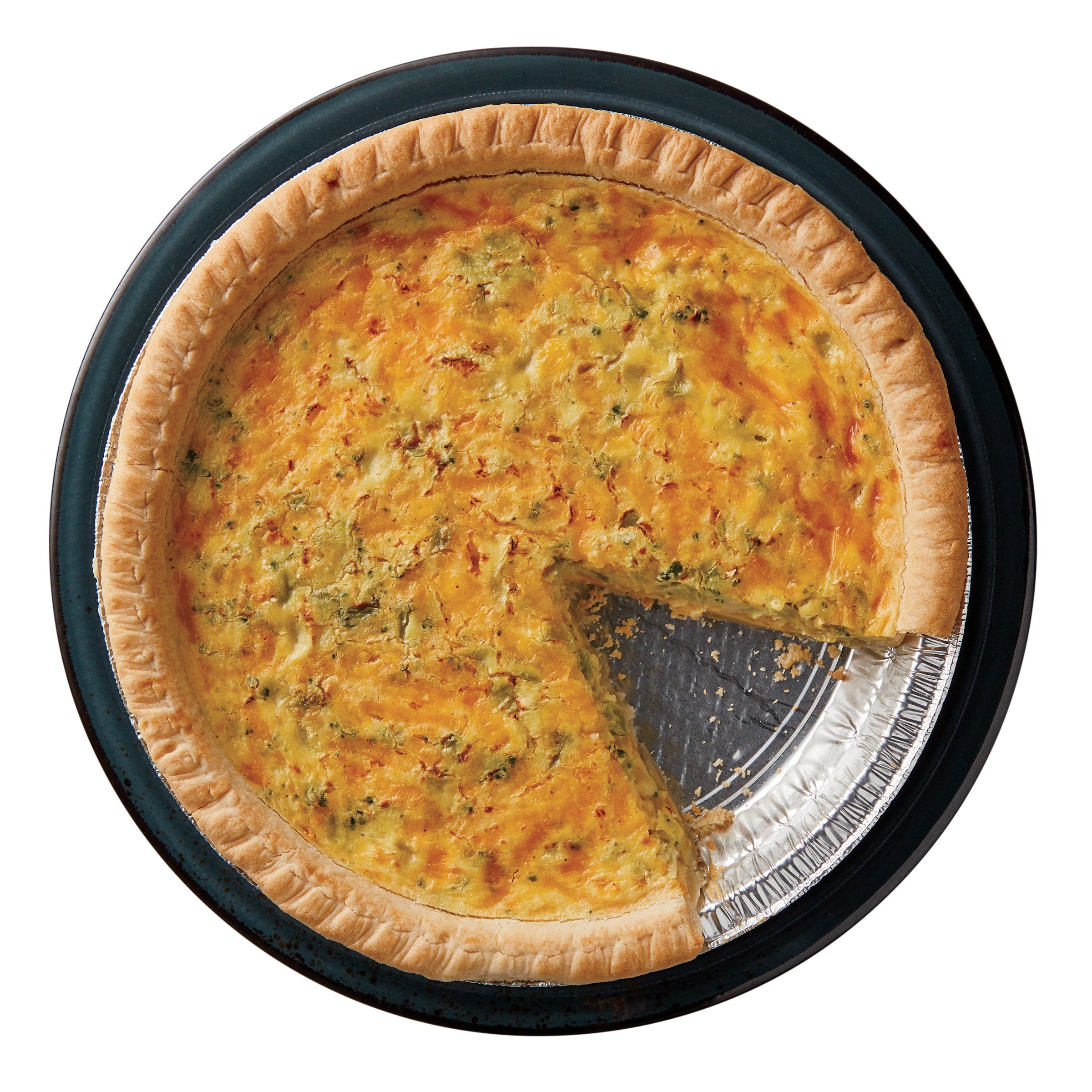 Meal Simple By H-E-B Broccoli Cheddar Quiche - Large - Shop Ready Meals ...